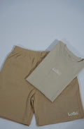 Oversized Jersey Tee Union beige