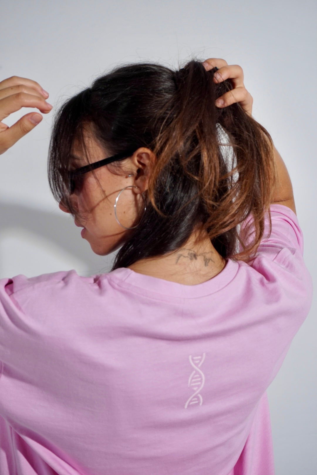 Oversized Jersey Tee Soft Pink