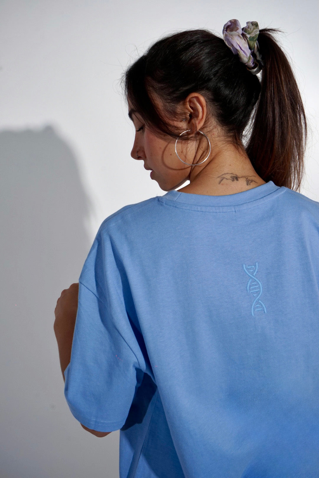 Oversized Jersey Tee Powder Blue