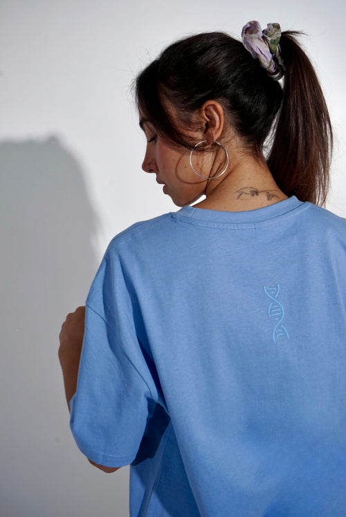 Oversized Jersey Tee Powder Blue