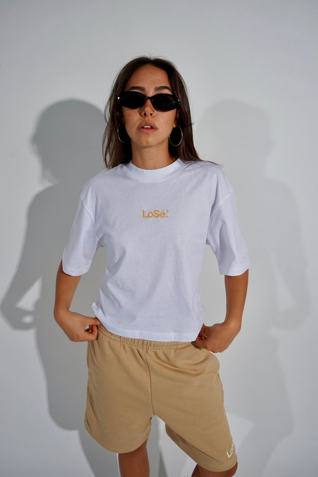 Ladies Oversized Tee White
