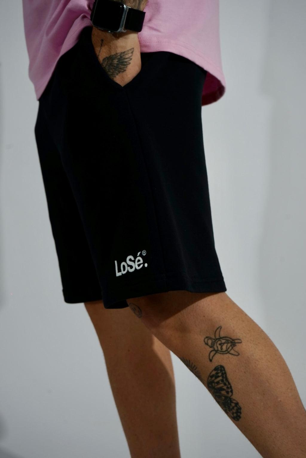 Regular Fit Sweat Shorts Black