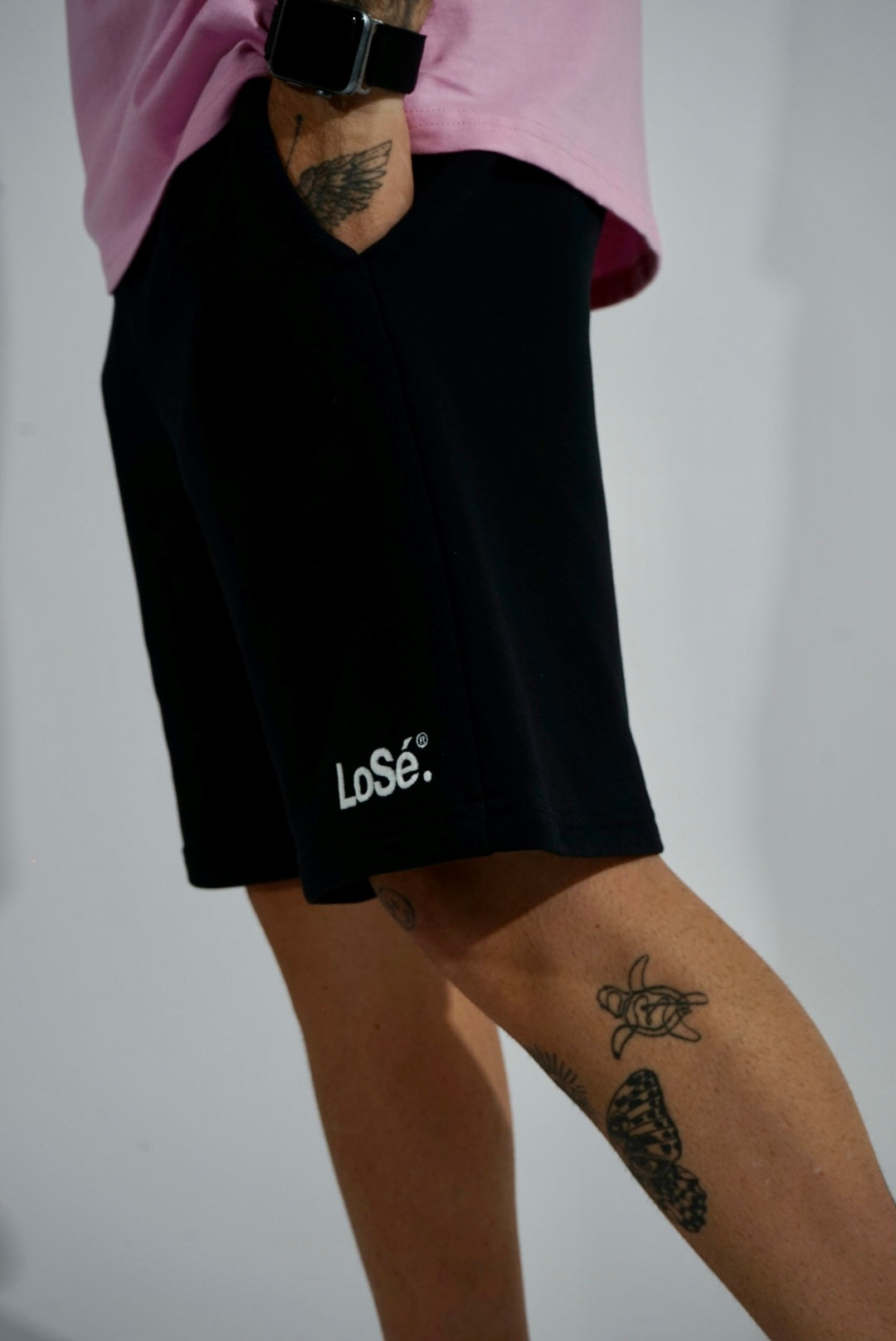 Regular Fit Sweat Shorts Black