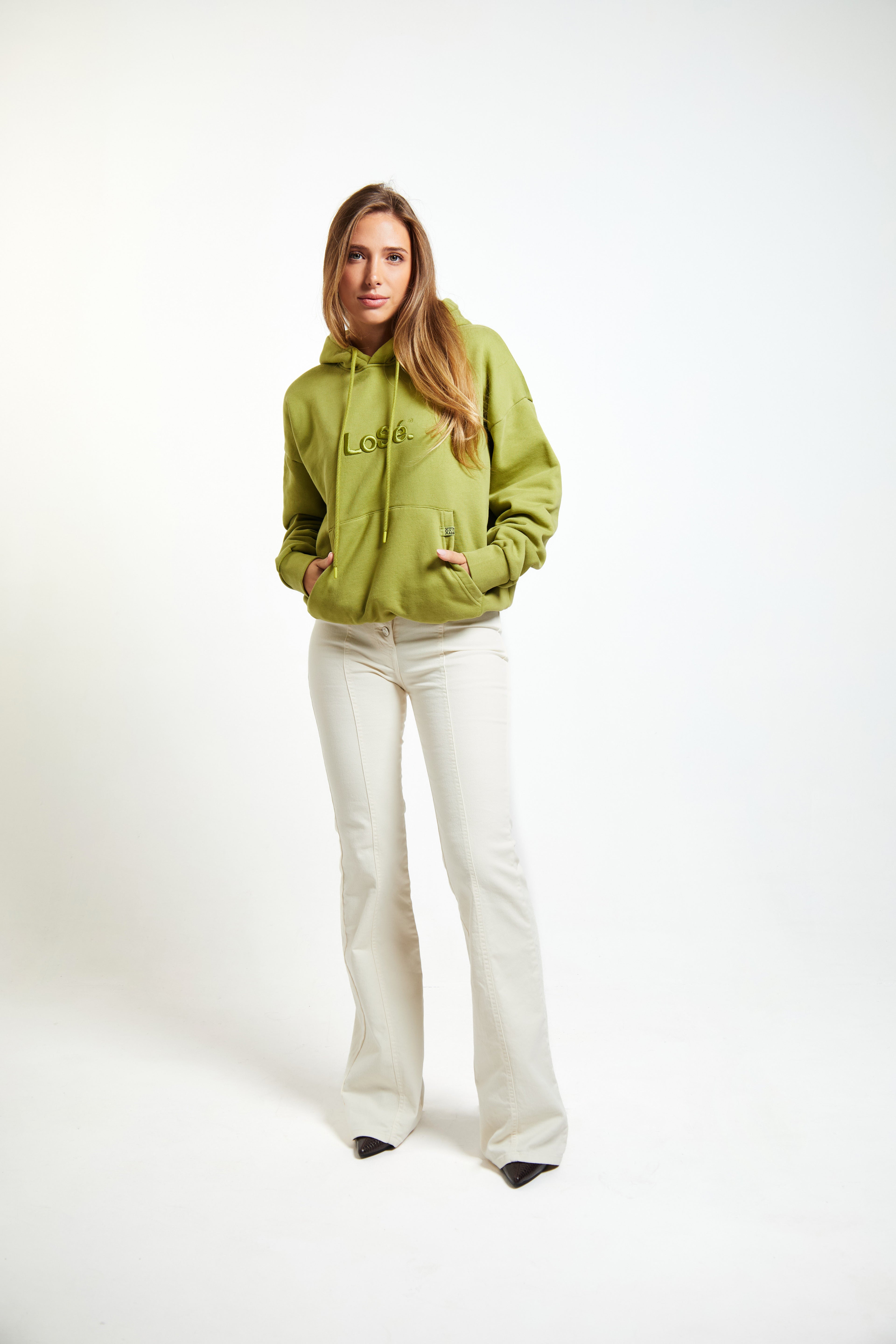 Silent Olive Oversized Hoodie