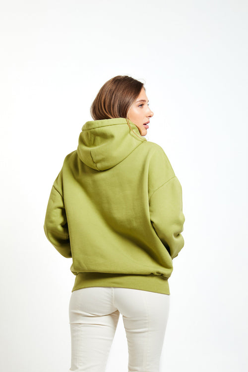 Silent Olive Oversized Hoodie