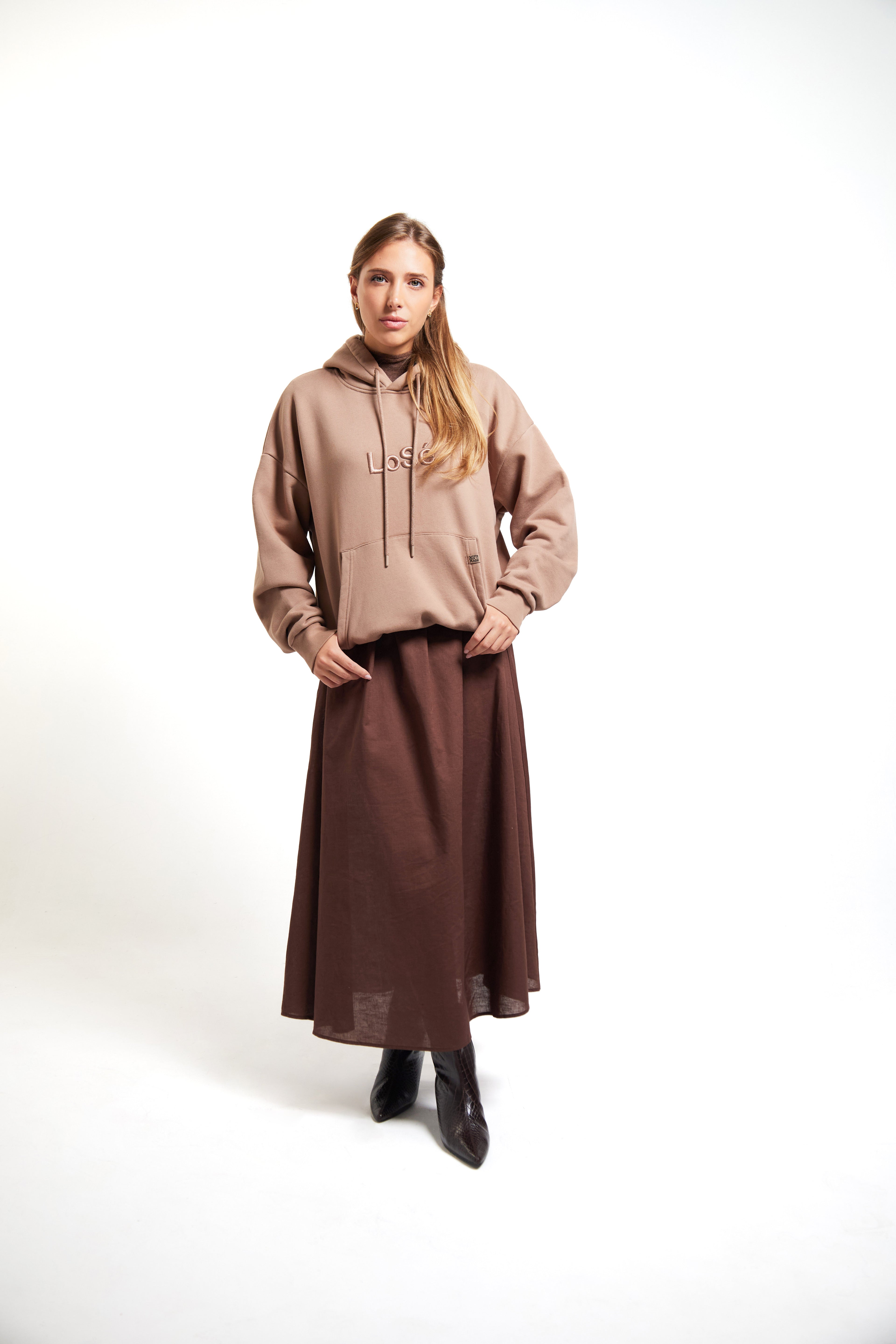 Mocha Oversized Hoodie