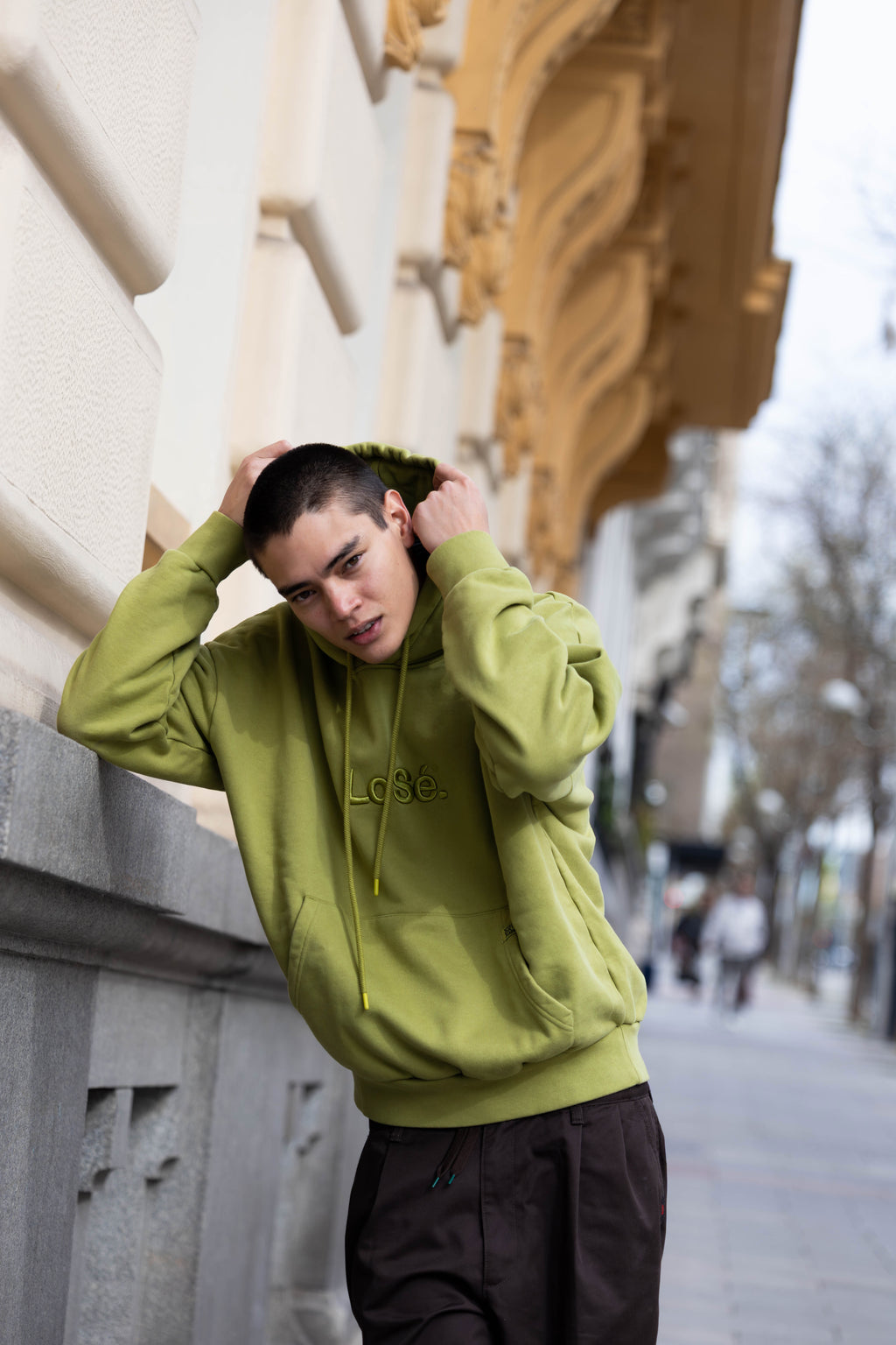 Silent Olive Oversized Hoodie